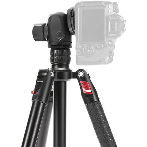 CLEARANCE Miliboo MTT502A MTT502B Aluminum Alloy Carbon Fiber Ballhead Tripod Twist Lock