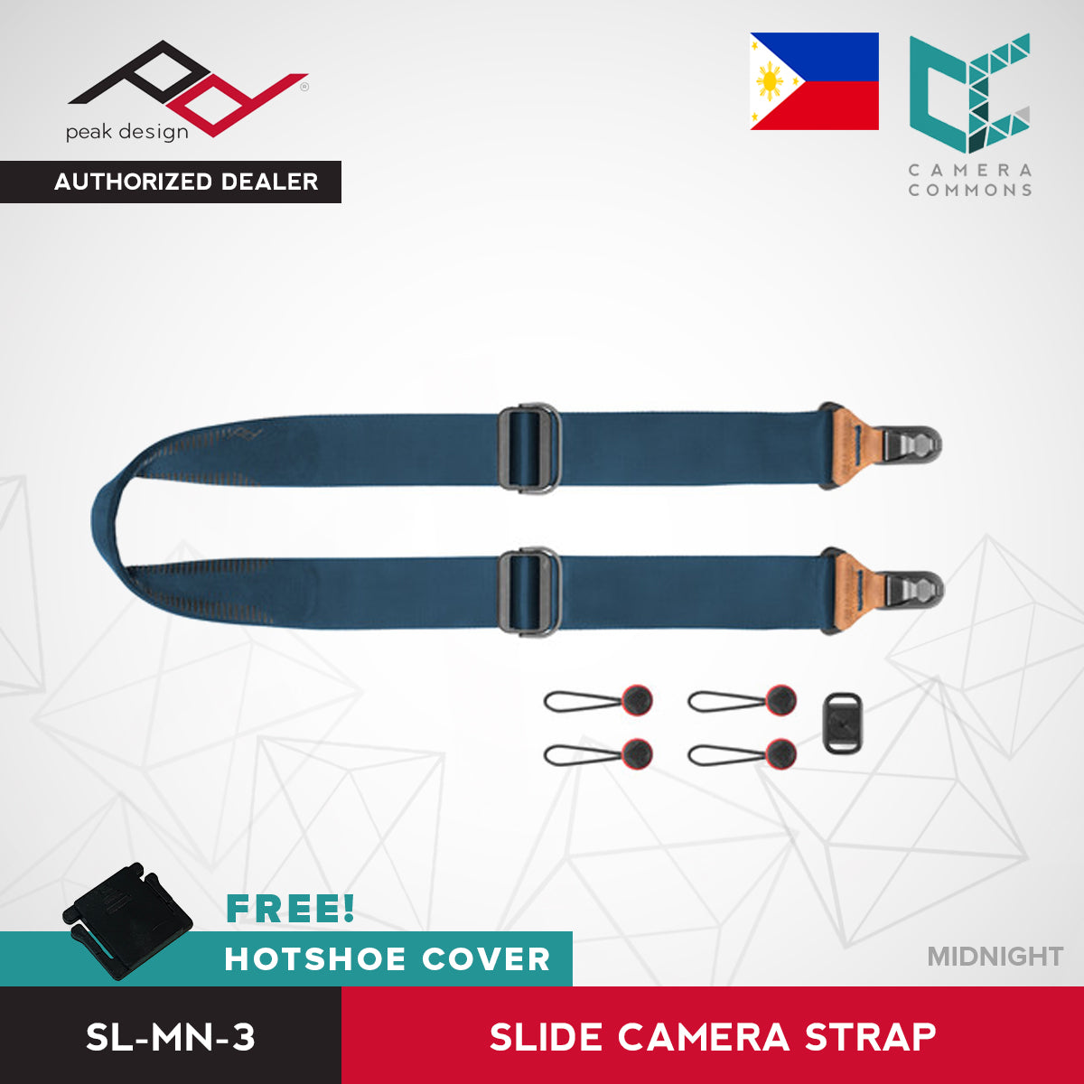Peak Design Slide Camera Strap Ash Black Midnight Sage Coyote