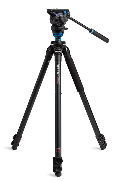 Benro S4 Single Leg Aluminum Video Tripod Kit A2573FS4