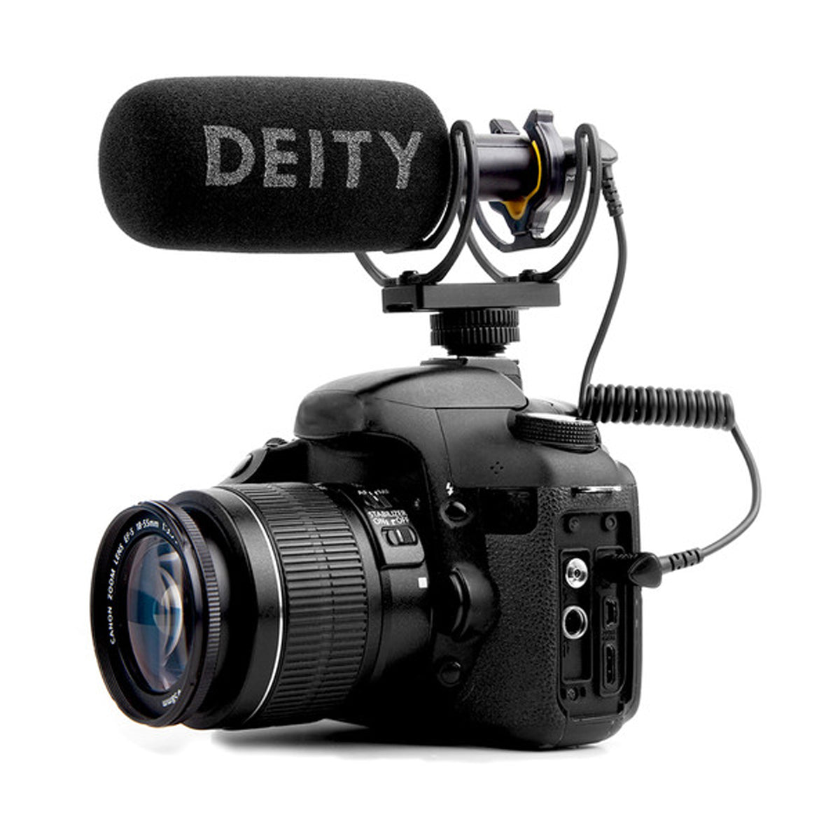 Deity Microphones V-Mic D3 Super-Cardioid Directional Shotgun Microphone with Rycote Shockmount and PERGEAR Cloth for DSLRs, Camcorders, Smartphones, Tablets, Handy Recorders, Laptop and Bodypack Transmitters
