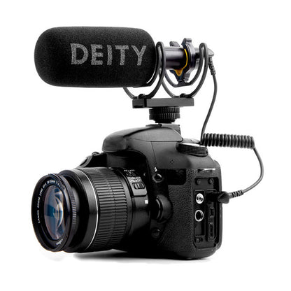 Deity Microphones V-Mic D3 Super-Cardioid Directional Shotgun Microphone with Rycote Shockmount and PERGEAR Cloth for DSLRs, Camcorders, Smartphones, Tablets, Handy Recorders, Laptop and Bodypack Transmitters