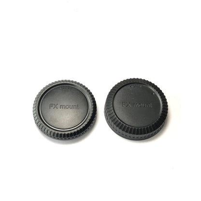 Fujifilm Rear Lens Cover + Front Body Cap for Fujifilm Fuji X Mount Mirrorless Camera Replacement Cover