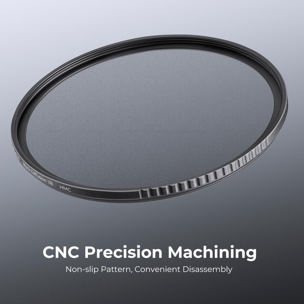 CLEARANCE KF FILTERS 72mm,K series 1/4 +1/8 black diffusion filters +3pcs cleaning clothes