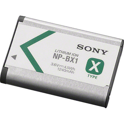 Sony NP-BX1 Rechargeable Lithium-Ion Battery Pack (3.6V, 1240mAh) for Mirrorless Cameras NPBX1