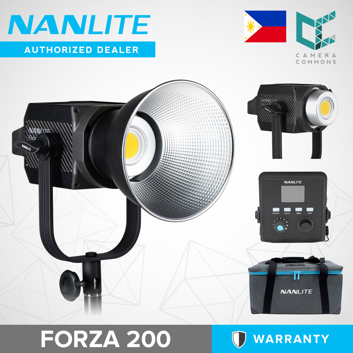 Nanlite Forza 200 200W Daylight LED Monolight Studio Light