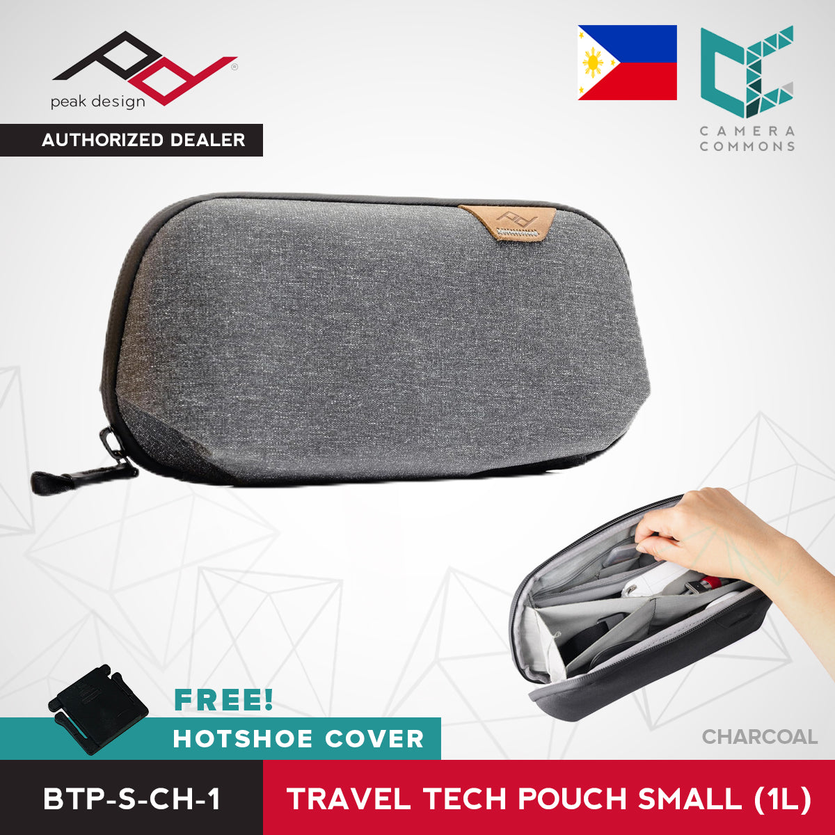 Peak Design Travel Tech Pouch V2 Camera Accessories Small Medium Black Bone Charcoal Midnight Sage