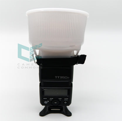 Lambency Flash Diffuser Bowl Type Universal Mount for Camera Flashes