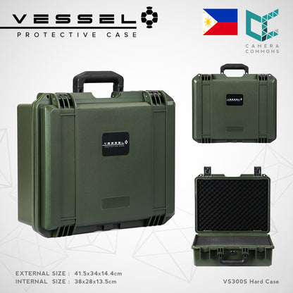 VESSEL VS300S Portable Protective Hard Case for Photography, Equipment, Instruments, Watches and other devices VS3828