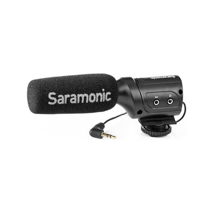 Saramonic SR-M3 Mini Directional Condenser Microphone with Integrated Shockmount