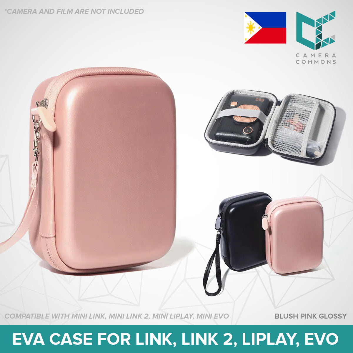 EVA Hard Case Shockproof Protective Case Storage Bag for Instant Instax Mini Evo Link Link2 Liplay