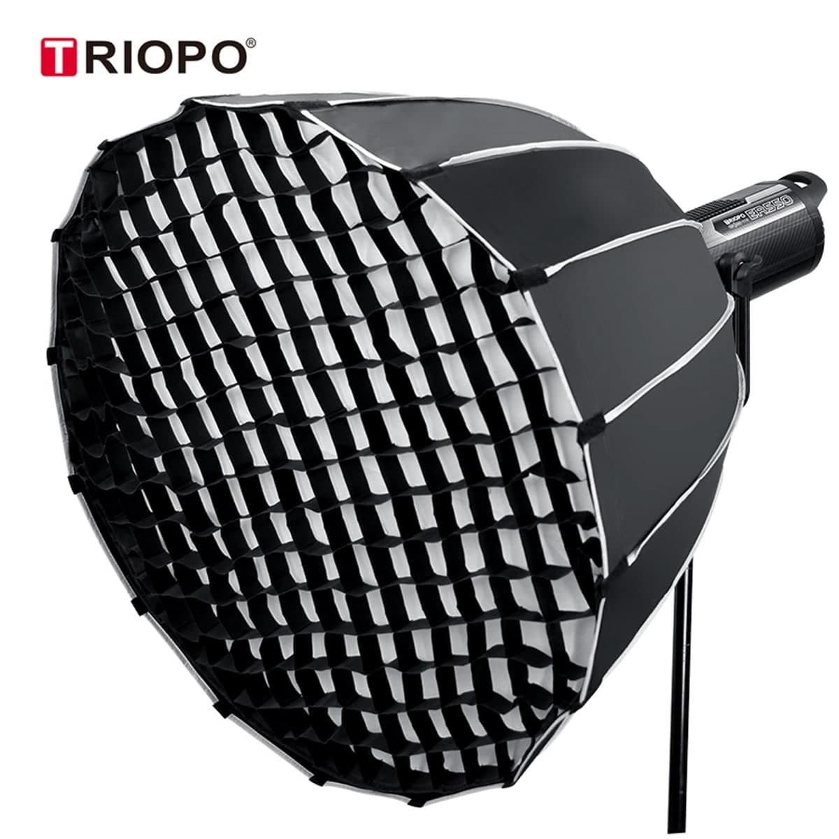Triopo KP2-120 Hexadecagon Parabolic Softbox Bowens Mount 120cm 47.2inches for Studio Photography