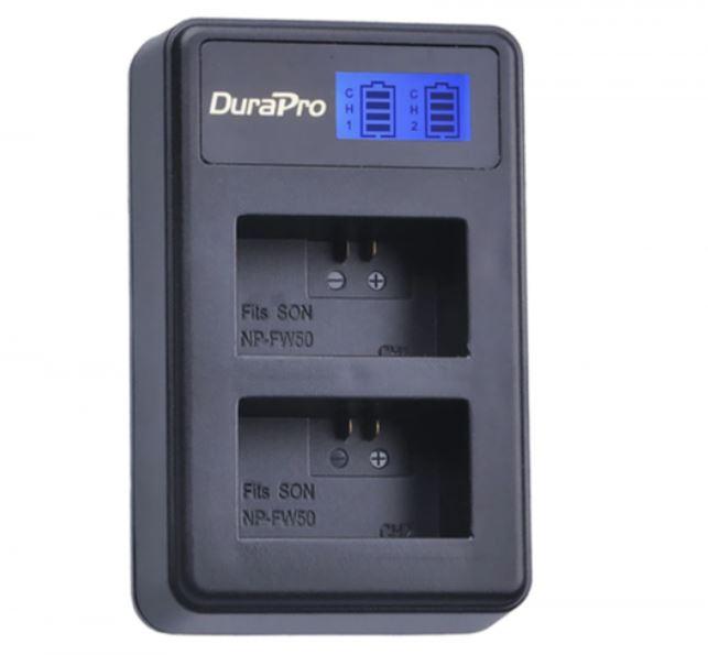 CLEARANCE DURAPRO CHARGER LCD Dual NP-FW50