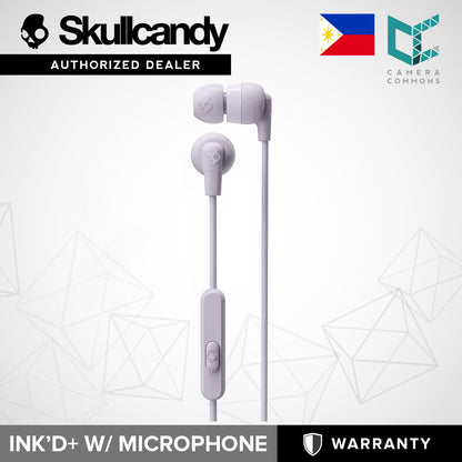 SkullCandy Ink'D+ Wired In-Ear Earbuds with Microphone Headphone Earphone InkD Plus