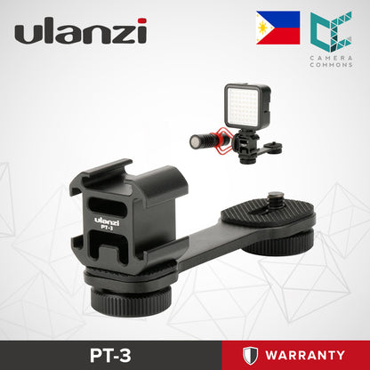 Ulanzi PT-3 Hot Shoe Mount for Smooth 4 Q Gimbal BY-MM1 Mini Video Led Light Tripod Kit PT3