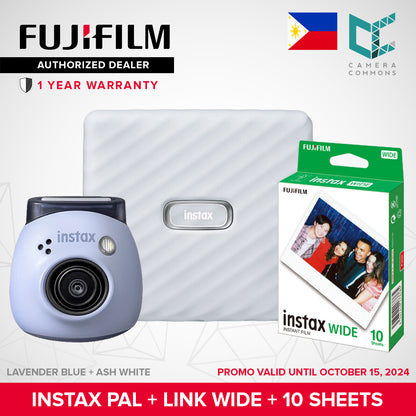 FUJIFILM Instax Pal Digital Camera Only with Detachable Ring Wide Angle Small Tiny Size Bluetooth to App