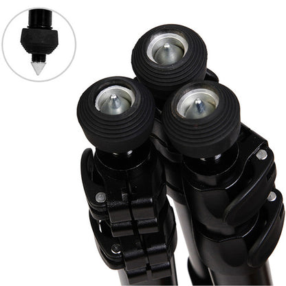 Miliboo MTT701A Professional Aluminum Video Tripod with Fluid Head for Photography