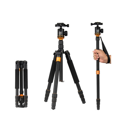 QZSD Q999S Tripod Monopod Professional Photographic Portable Aluminium Alloy for DSLR Mirrorless