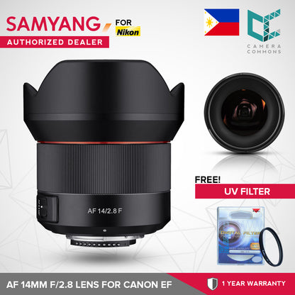 Samyang AF 14mm f/2.8 Lens for Nikon F