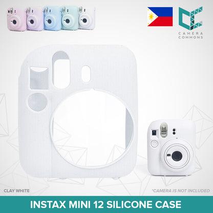 Silicon Silicone Case Plain Colors for Fujifilm Instax Mini 11 Mini 12 Instant Camera | Case Only