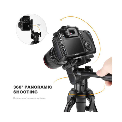 K&F Concept TL2023 Lightweight DSLR Mirrorless Camcorder Camera Aluminum Travel Professional Tripod - KF09.049