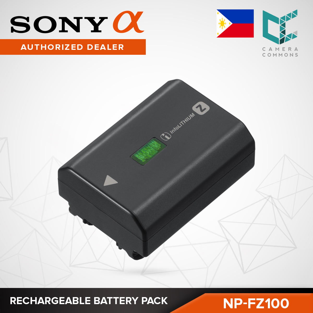 Sony NP-FZ100 Z-series Rechargeable Battery Pack 2280mAh for Mirrorless Cameras