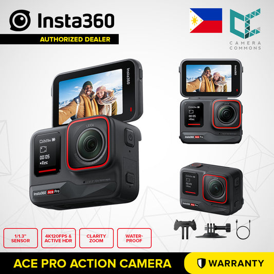 Insta360 Ace Pro Waterproof Action Camera Co-Engineered with Leica 1/1.3" Sensor 4K120fps