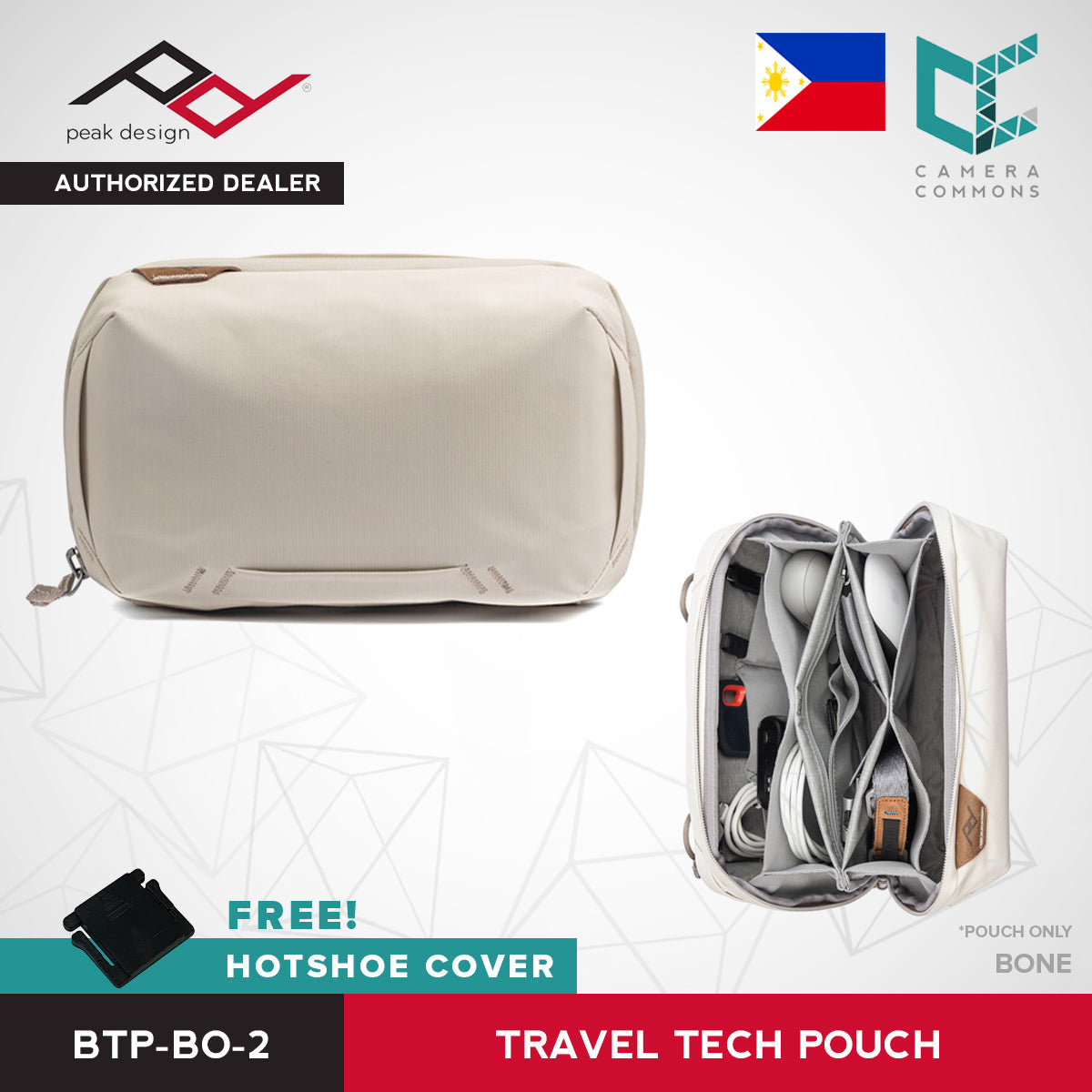 Peak Design Travel Tech Pouch V2 Camera Accessories Small Medium Black Bone Charcoal Midnight Sage