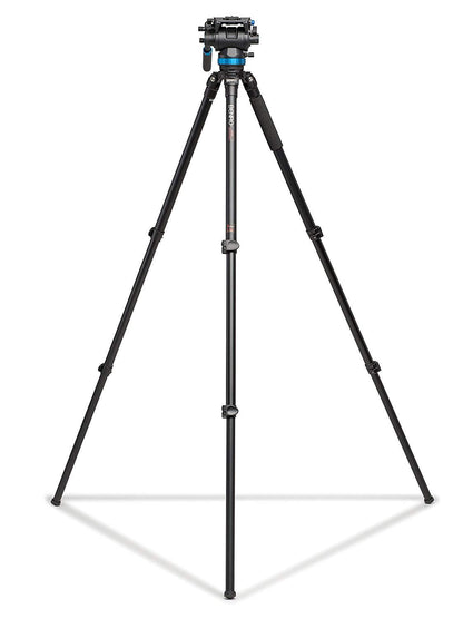 Benro A373FBS8 S8 Video Tripod with S8 Head and AL Flip Lock Legs Kit