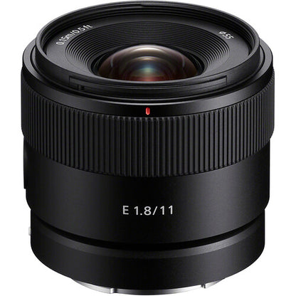 Sony E 11mm f/1.8 Lens E-Mount APS-C Mirrorless Wide-Angle Vlog Lightweight Portable SEL11F18
