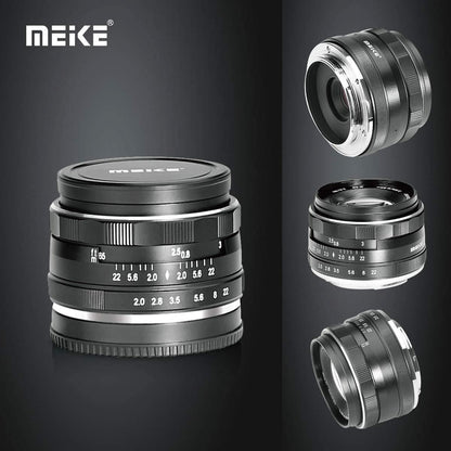 MEIKE 50mm f/2.0 Lens Fixed Manual Focus for Sony E Mount