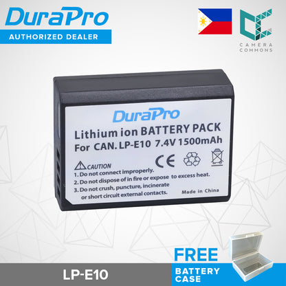 DuraPro LP-E10 LP E10 Rechargeable Camera Battery For Canon EOS 1100D 1200D Kiss X50 X70 Rebel for T3 T5 EOS1100D EOS1200D
