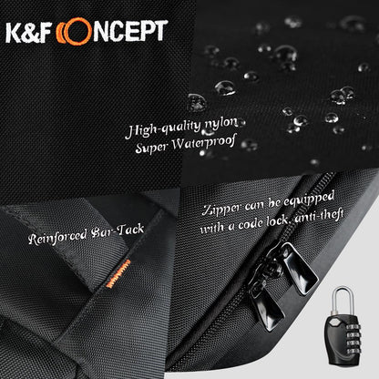 K&F Concept Nylon Small DSLR Camera Backpack for DSLR Mirrorless Camera Travel Photography Bag - KF13.036 Shutterpak