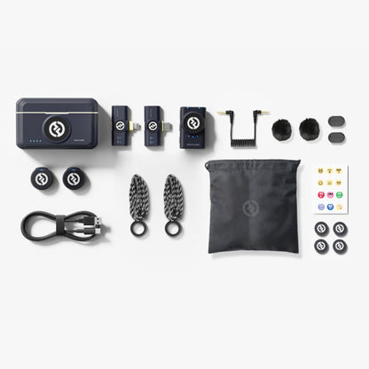 CLEARANCE Hollyland Lark M2 DUO Wireless Mini Microphone Button Mic Tiny Audio Equipment Combo