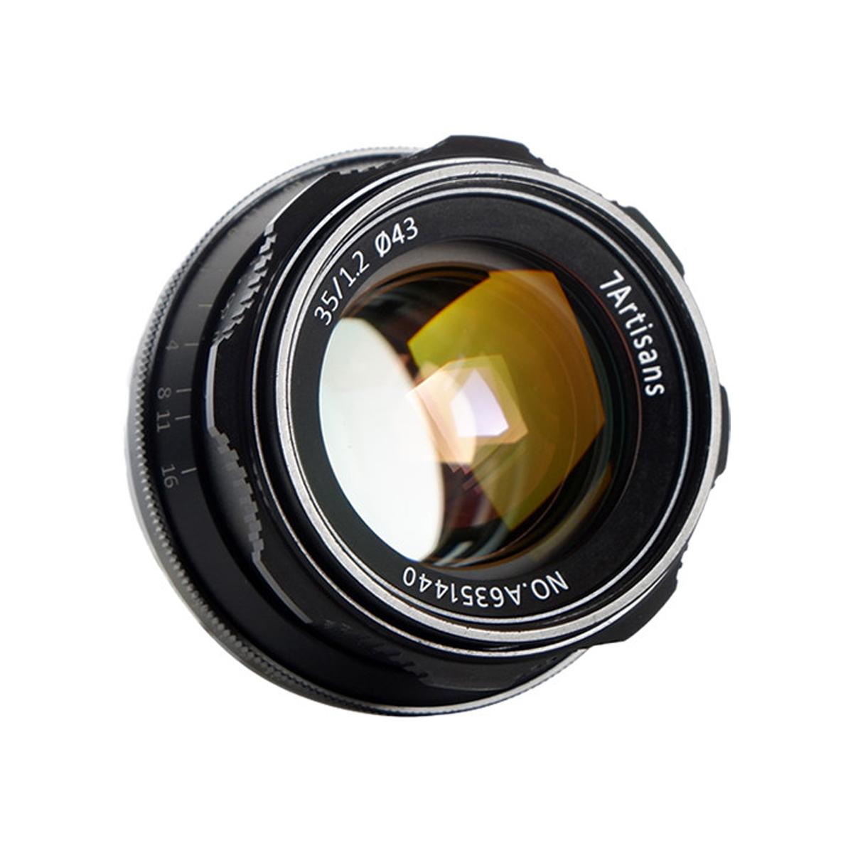 7artisans 35mm f/1.2 Photoelectric Manual Focus Lens for M4/3 Olympus Camera