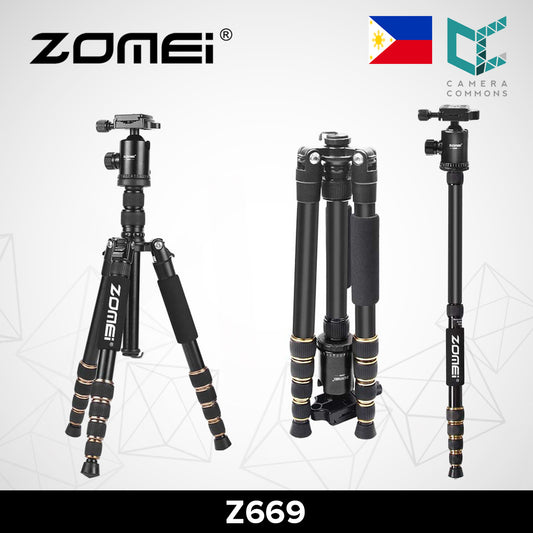 Zomei Z669 Tripod with Ball Head and Carrying Case for SLR Camera Photography