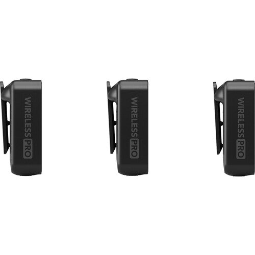 Rode Wireless PRO 2-Person Clip-On Wireless Microphone System Recorder with Lavaliers (2.4 GHz) for Filmmaking and Content Creation