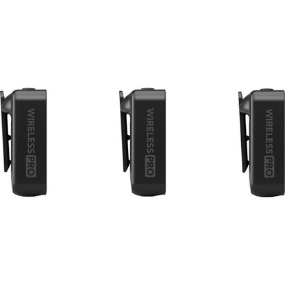 Rode Wireless PRO 2-Person Clip-On Wireless Microphone System Recorder with Lavaliers (2.4 GHz) for Filmmaking and Content Creation