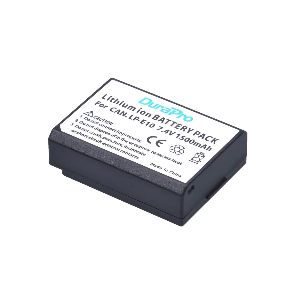 DuraPro LP-E10 LP E10 Rechargeable Camera Battery For Canon EOS 1100D 1200D Kiss X50 X70 Rebel for T3 T5 EOS1100D EOS1200D