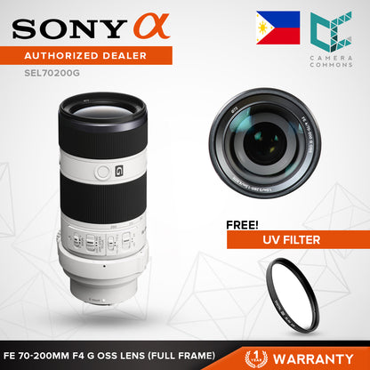 Sony SEL70200G/ FE 70-200mm F4 G OSS Lens