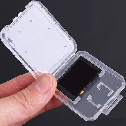 1pc SD Micro Memory Card Holder Clear Plastic Camera Equipment
