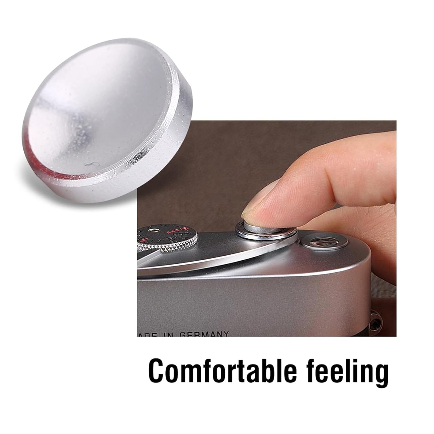 STUDIOMATE Soft Shutter Release Button Set Plain Black Red Silver Accessories for Fujifilm Mirrorless Camera