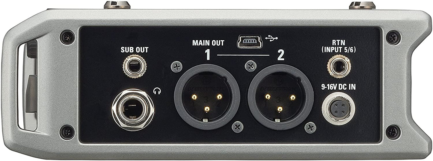 Zoom F4 Professional Field Recorder/Mixer, Audio for Video, 24-bit/192 kHz Recording, 8 Channel Recorder