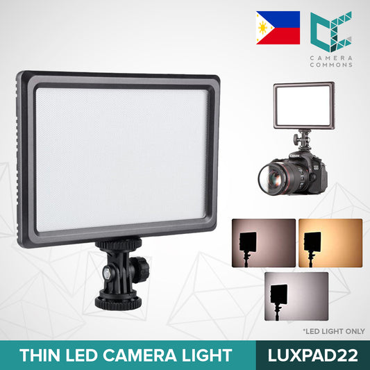 LuxPad22 Pro Ultra Thin 112 LED Camera Video Light Pad for Studio Photography Lighting Vlog LuxPad