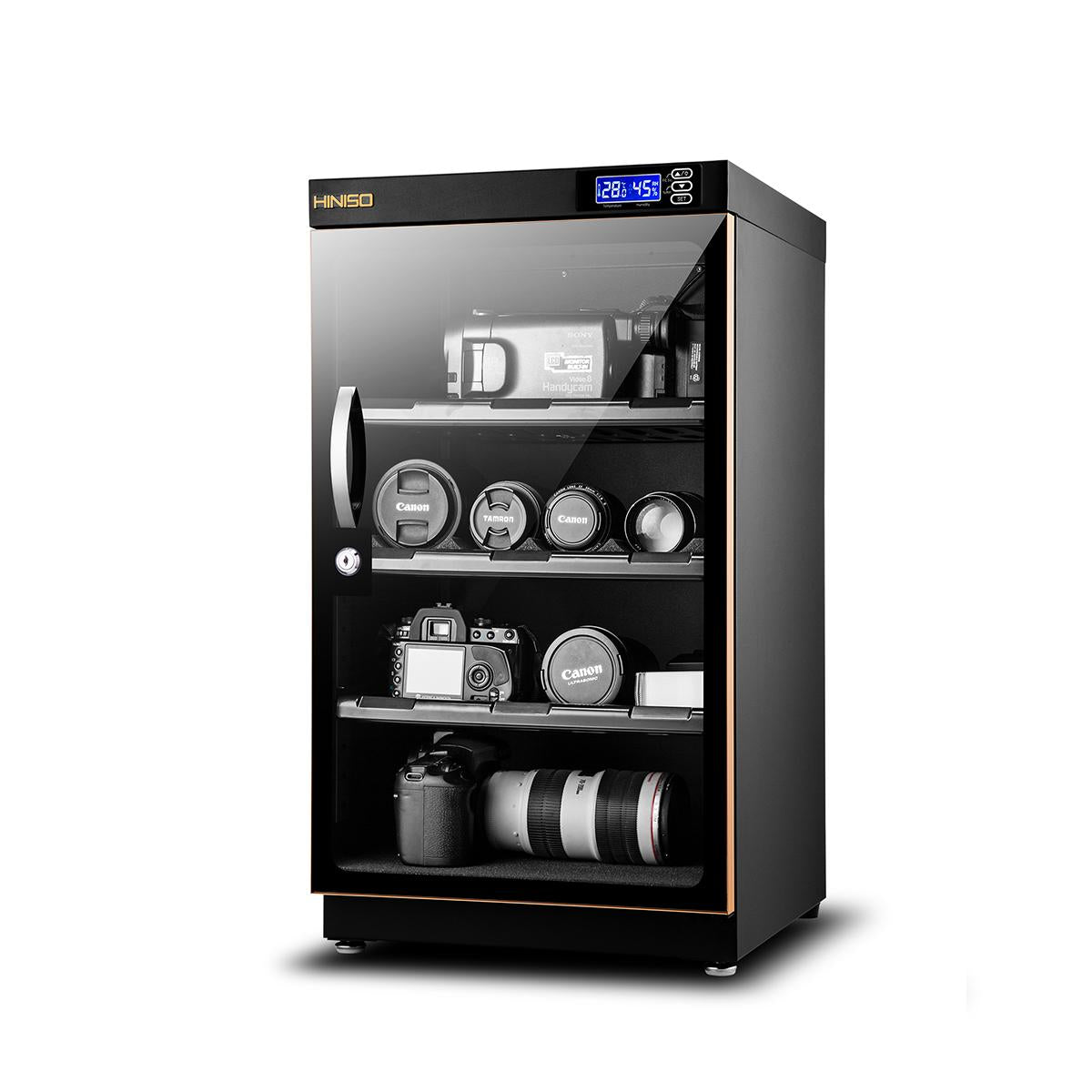 HINISO AD-90S 90L Electronic Digital Control Dry Box Cabinet Storage for Camera Gears