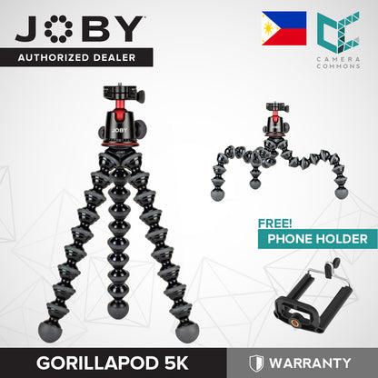 Joby GorillaPod 5K Flexible Mini-Tripod with Ball Head Kit (1508)