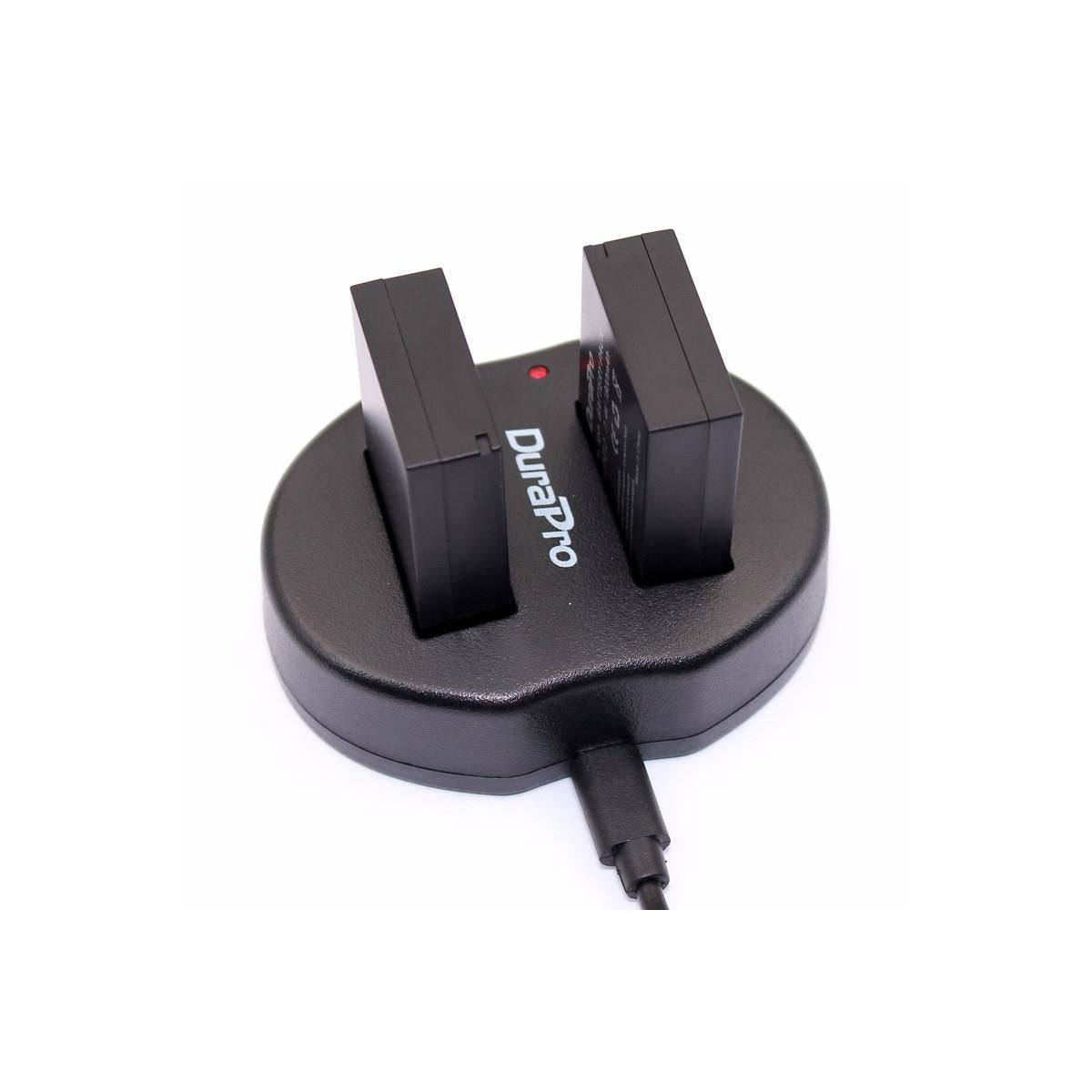 DuraPro LP-E12 USB Dual Charger For Canon M 100D Kiss X7 Rebel SL1 EOS M10 DSLR Camera