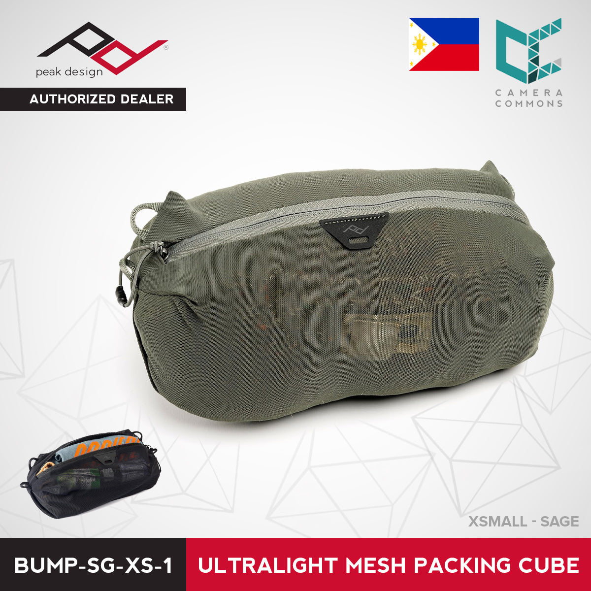 Peak Design Ultra Light Mesh Packing Cube for Quick and Efficient Packing Travelling