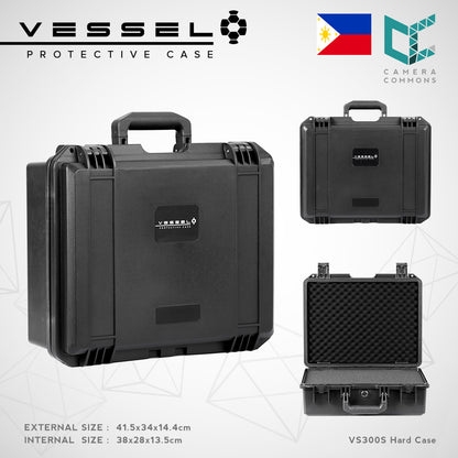 VESSEL VS300S Portable Protective Hard Case for Photography, Equipment, Instruments, Watches and other devices VS3828
