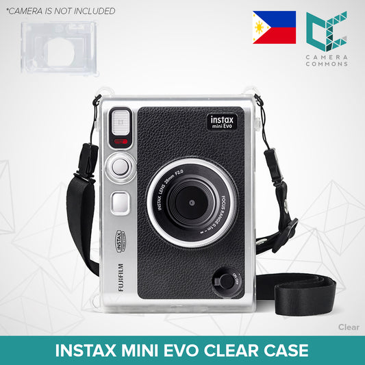Clear Case for Fujifilm Instax Mini Evo Instant Camera Transparent Protective Cover