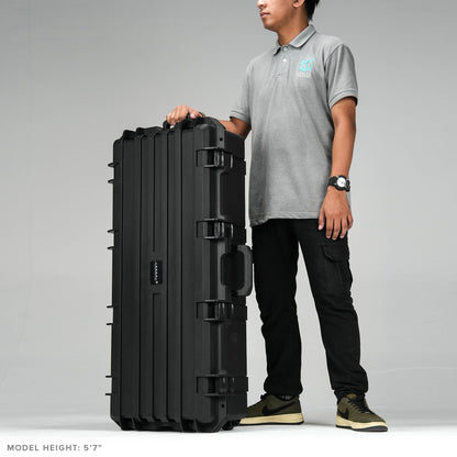 VESSEL DEFENDER VS9843 Portable Large Trolley Hard Case for Photography Heavy Equipment Instruments
